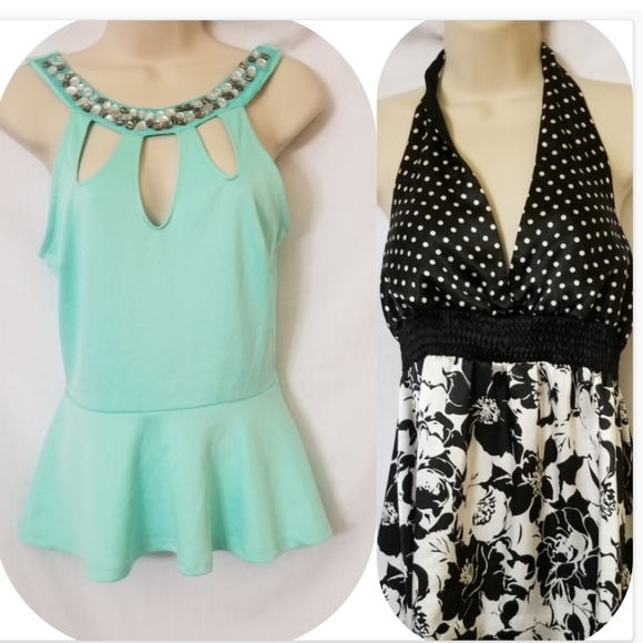 🧧BUNDLE Rampage/Charlotte Russe Jeweled Tops🌏Can 3/$24🤩TRENDING - Picture 1 of 11